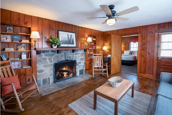 Suite Living Room at Big Meadows Lodge in Shenandoah National Park